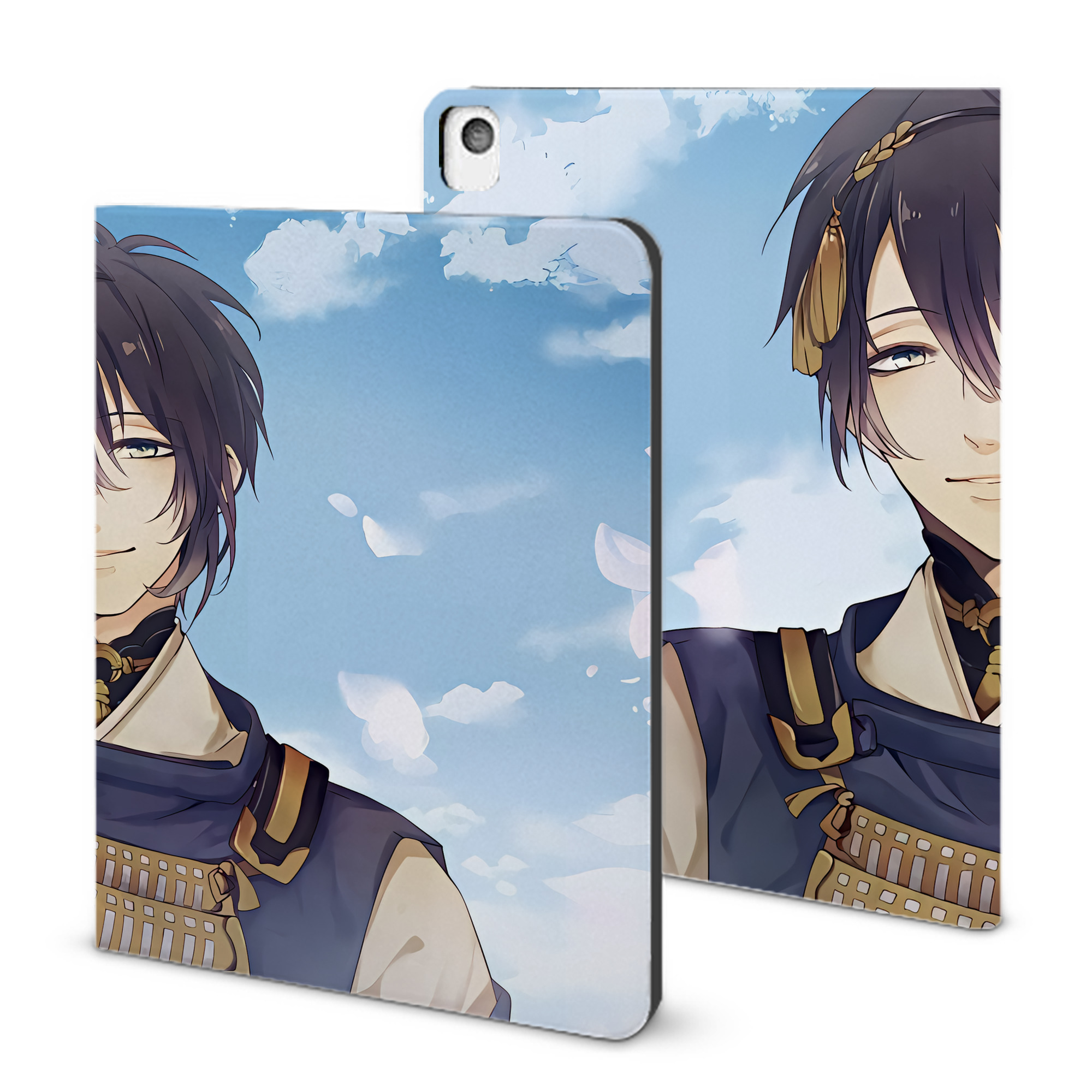 （画像用） 刀剣乱舞 Touken Ranbu IPadケース ペンホルダー付き ブックスタイルデザイン